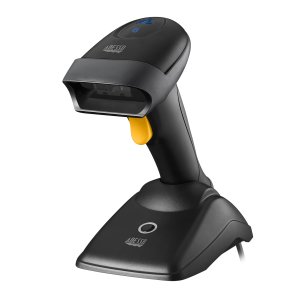 Adesso NuScan 2500TB - Bluetooth Spill Resistant Antimicrobial 2D Barcode Scanner with Charging Cradle