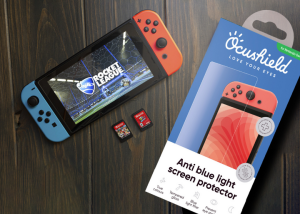 Ocushield Anti Blue Light Screen Protector For Nintendo Switch