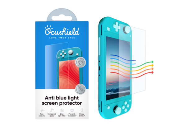 Ocushield Anti Blue Light Screen Protector For Nintendo Switch