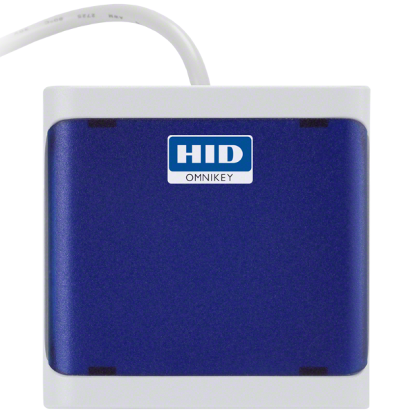 HID Identity OMNIKEY 5022 smart card reader Indoor USB 2.0 Blue