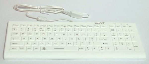 SterileFLAT Antibacterial Backlit Medical Keyboard