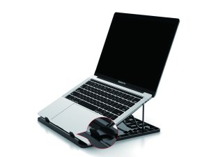 Conceptronic ERGO Laptop Cooling Stand Laptop stand Black 39.6 cm (15.6")