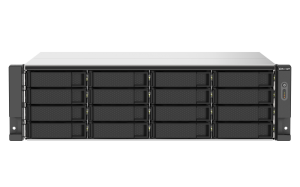 QNAP TS-1673AU-RP-16G 352TB (Seagate Exos) - 16-bay rackmount NAS AMD Ryzen V1000 series V1500B 4C/8T 2.2GHz 16GB DDR4 RAM (2 x UDIMM slots max. 32GB) 2 x 2.5GbE LAN optional 10GbE & M.2 NVMe/SATA SSD expansion via a PCIe 2 x PCIe 3.0 x 4 slots USB 3.2 Ge