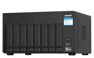 QNAP TS-832PX-4G 176TB (Seagate Exos) - 8-Bay NAS AL324 64-bit quad-core 1.7GHz 4GB DDR4 SODIMM RAM (1 x 4GB max 16GB) 8 x 3.5″/ 2.5″ drive slots 2 x 10GbE SFP+ LAN 2 x 2.5GbE LAN 3 x USB 3.2 Gen1 1 x PCIe 2.0 x2 slot hardware encryption TL/TR expansion