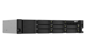 QNAP TS-864EU-RP-8G NAS/storage server Rack (2U) Ethernet LAN Black