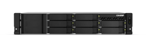 QNAP TS-873AeU-RP-4G 176TB (Seagate Exos) - 8-bay short-depth rackmount NAS AMD Ryzen V1000 series V1500B 4C/8T 2.2GHz 4GB DDR4 SODIMM RAM (max. 64GB total optional ECC RAM support) 2 x 2.5GbE LAN M.2 2280 NVMe/SATA SSD( PCIe Gen3x1) optional 10GbE expans