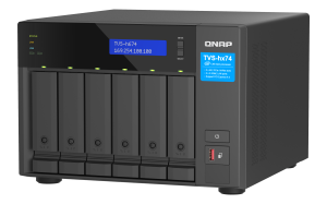 QNAP TVS-H674T-I5-32G NAS/storage server Tower Intel® Core™ i5 i5-12400 32 GB DDR4 HDD QNAP QTS Black