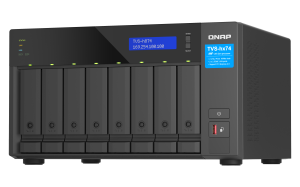 QNAP TVS-H874T-I9-64G NAS/storage server Tower Intel® Core™ i9 64 GB DDR4 0 TB QNAP QTS Black