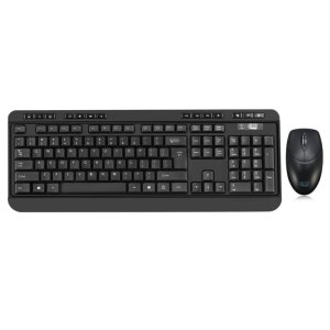 Adesso WKB-1320CB-UK keyboard Mouse included Home RF Wireless + USB QWERTY UK English Black