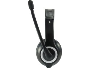 USB Headset, 2m, Black