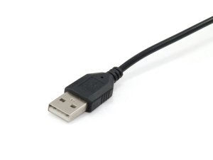 USB Headset, 2m, Black