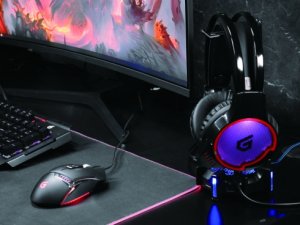 Conceptronic ATHAN U1, 7.1-Channel Surround Sound Gaming USB Headset