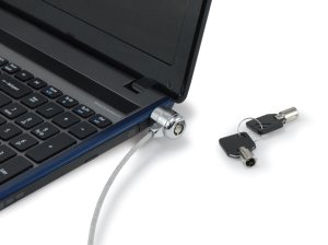 Conceptronic Keyed Dual Head Laptop Lock, 1.5m