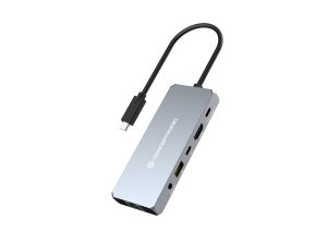 Conceptronic DONN22G laptop dock/port replicator Wired USB 3.2 Gen 2 (3.1 Gen 2) Type-C Grey