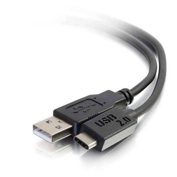 12ft USB 2.0 USB-C To USB-A Cable M/M - Black