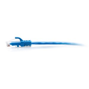 C2G 0.6m Cat6a Snagless Unshielded (UTP) Slim Ethernet Patch Cable - Blue