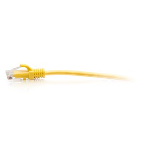 C2G 1.5m Cat6a Snagless Unshielded (UTP) Slim Ethernet Patch Cable - Yellow