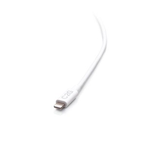 C2G 10ft (3m) USB-C® Male to Lightning Male Sync and Charging Cable - White