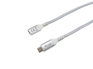 Equip 128376 USB 3.2 Gen 2 C to C Extension Cable M/F 1.0m 4K/60Hz 10Gbps White