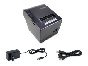 Equip 58mm Thermal POS Receipt Printer with Auto Cutter, USB/Ethernet/Cash Drawer connection