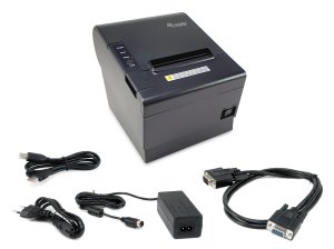 Equip 80mm Thermal POS Receipt Printer with Auto Cutter, USB/Ethernet/Serial/Cash Drawer connection