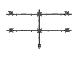 Equip 17"-32" Articulating 6 Monitor Desk Mount Bracket