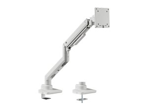 Equip 17″-49″ Heavy-Duty Monitor Desk Mount Bracket, White