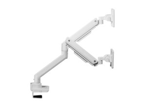 Equip 17"-49" Heavy-Duty Monitor Desk Mount Bracket, White