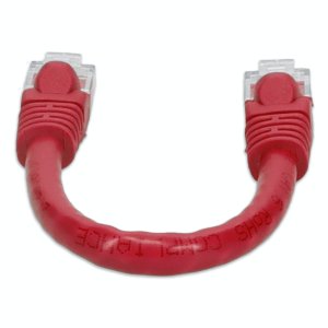 AddOn Networks ADD-0-5FCAT6-RD-TAA networking cable Red 0.15 m Cat6 U/UTP (UTP)