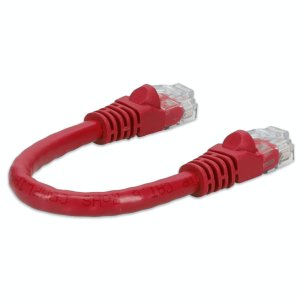 AddOn Networks ADD-0-5FCAT6-RD-TAA networking cable Red 0.15 m Cat6 U/UTP (UTP)