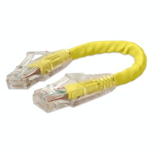 AddOn Networks ADD-0-5FCAT6-YW-TAA networking cable Yellow 0.15 m Cat6 U/UTP (UTP)