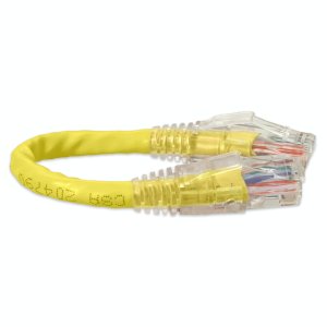 AddOn Networks ADD-0-5FCAT6-YW-TAA networking cable Yellow 0.15 m Cat6 U/UTP (UTP)