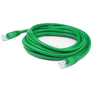 6in RJ-45 (Male) to RJ-45 (Male) Shielded Straight Green Cat6A STP PVC Copper Patch Cable