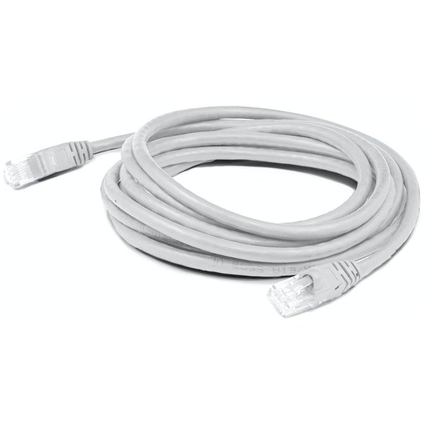 6in RJ-45 (Male) to RJ-45 (Male) Shielded Straight White Cat6A STP PVC Copper Patch Cable