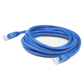 1ft RJ-45 (Male) to RJ-45 (Male) Blue Snagless Slim Cat6 UTP PVC Copper Patch Cable