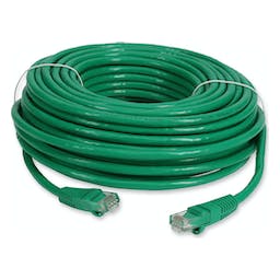 100ft RJ-45 (Male) to RJ-45 (Male) Straight Green Cat6 UTP PVC TAA Compliant Copper Patch Cable