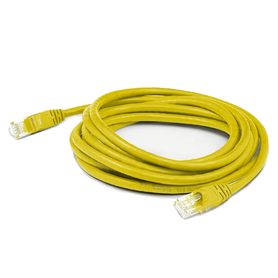 AddOn Networks ADD-100FCAT6A-YW networking cable Yellow 30.48 m Cat6a U/UTP (UTP)