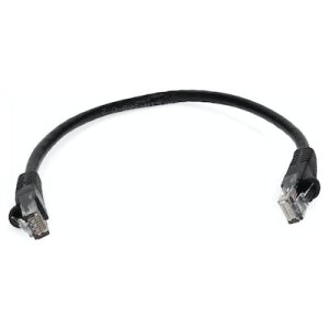 3.1 m, RJ-45 (Male) to RJ-45 (Male), Black, Cat6, UTP