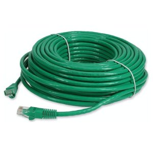 35.05 m, RJ-45, Cat6, UTP, PVC, green