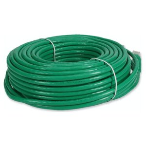 35.05 m, RJ-45, Cat6, UTP, PVC, green