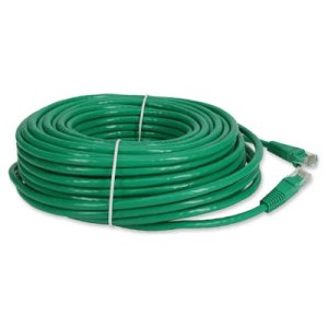 35.05 m, RJ-45, Cat6, UTP, PVC, green