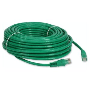 35.05 m, RJ-45, Cat6, UTP, PVC, green