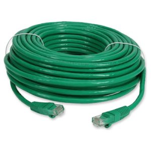 35.05 m, RJ-45, Cat6, UTP, PVC, green