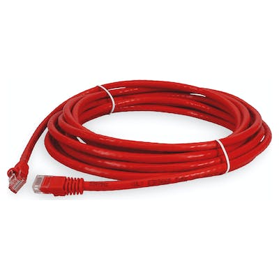 35.05 m, RJ-45, Cat6, UTP, PVC, red