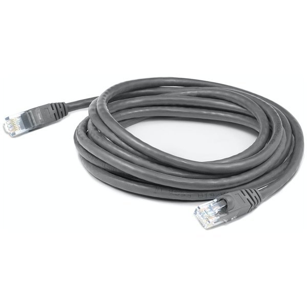 15ft RJ-45 (Male) to RJ-45 (Male) Shielded Straight Gray Cat6A STP PVC Copper Patch Cable