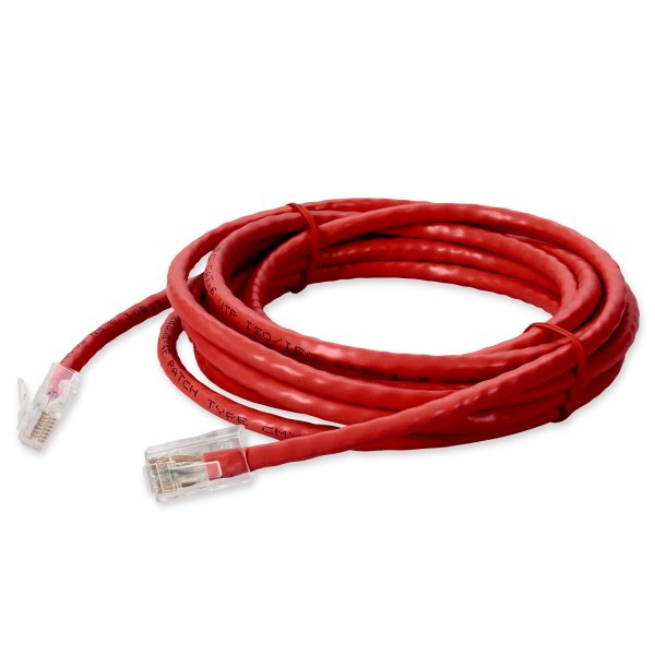 4.57 m RJ-45 (Male) to RJ-45 (Male) Red Cat6 Straight UTP PVC Non-Booted Copper Patch Cable