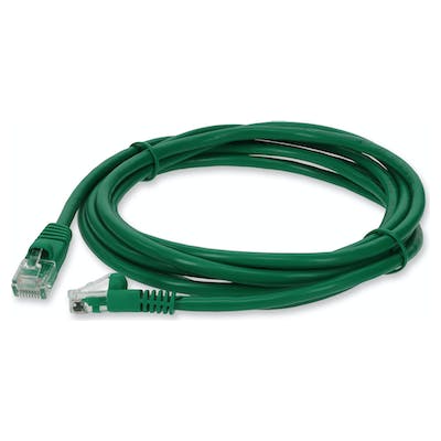 5.18 m, RJ-45, Cat5e, UTP, PVC, Green