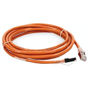 0.3 m, RJ-45, Cat6A, STP, PVC, Copper, Orange