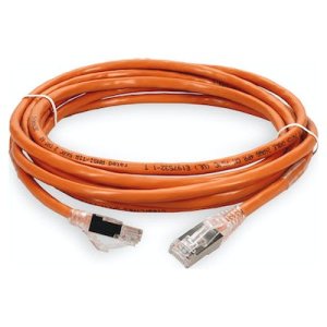 0.3 m, RJ-45, Cat6A, STP, PVC, Copper, Orange