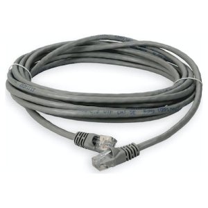 6.1 m, RJ-45, Cat5e, Straight, UTP, PVC, Copper, Gray